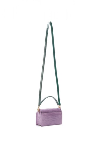 DIRWAZAH - LILAC CROCODILE/ GREEN LIZARD STRAP WIT...