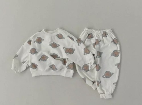 PLANET IVORY - COTTON SWEAT SET