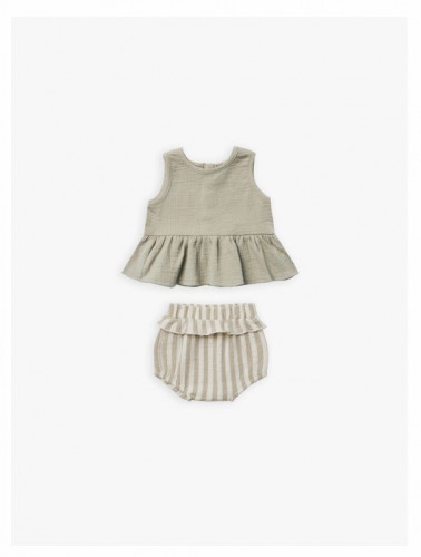 SAGE STRIPED SET