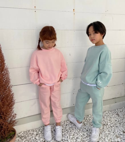 FLEECE SMILE JOGGER SET