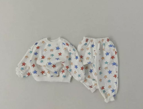 STAR IVORY - COTTON SWEAT SET
