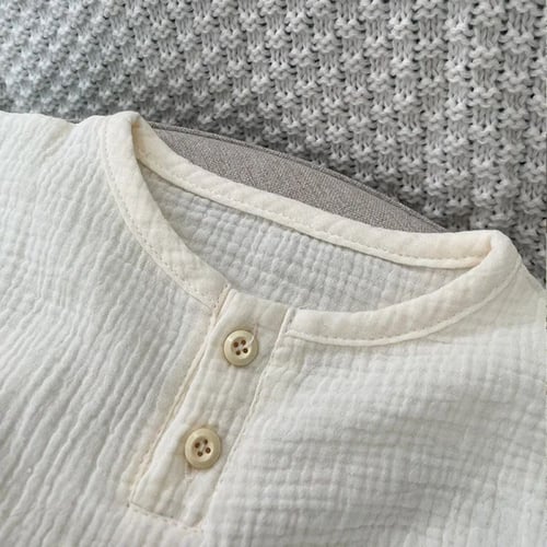 طقم شورت وقميص قطن لنن