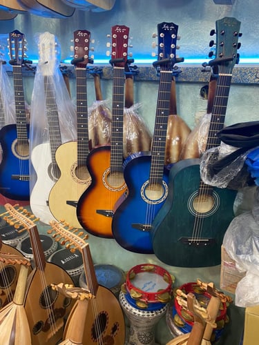 جيتارات ملونه ماركة ايرسي