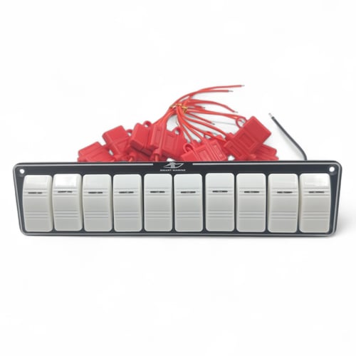 SM لوحة 10 مفاتيح ابيض