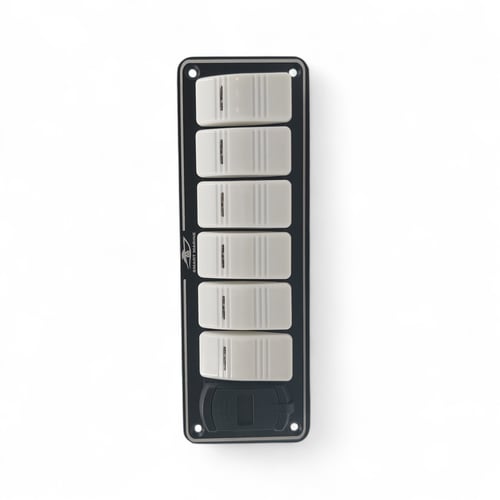 SM لوحة 6 مفاتيح ابيض(USB+PD+V)