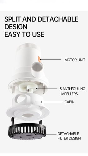 مضخة نزح الماء ( Bilge Pump) 1500 جالون