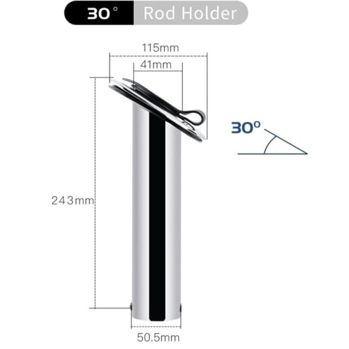 حامل قصبة صيد حفر 30 درجة