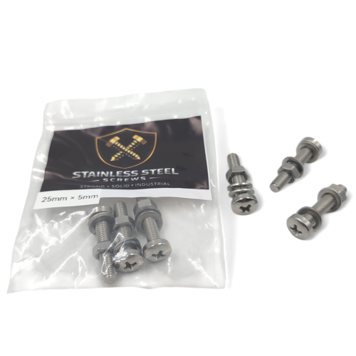 6 مسامير براس مسطح ( 25mm×5mm)