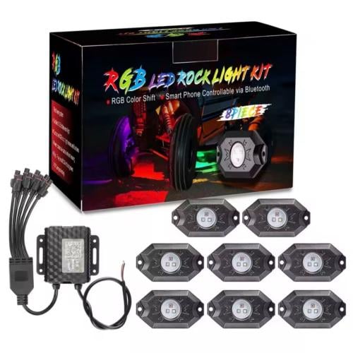 ضوء RGB LED عدد الاضواء 8