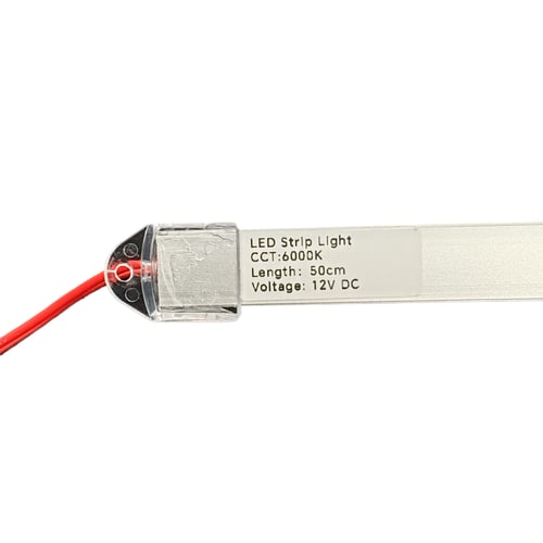 ضوء LED مقاوم للماء غطاء شفاف اللون ابيض 6000K