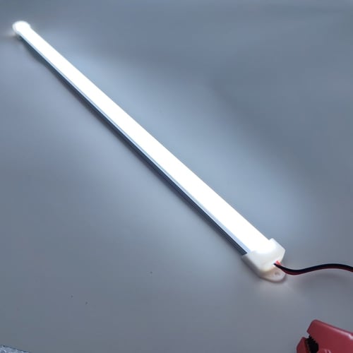 ضوء LED مقاوم للماء غطاء ابيض اللون ابيض 6000K