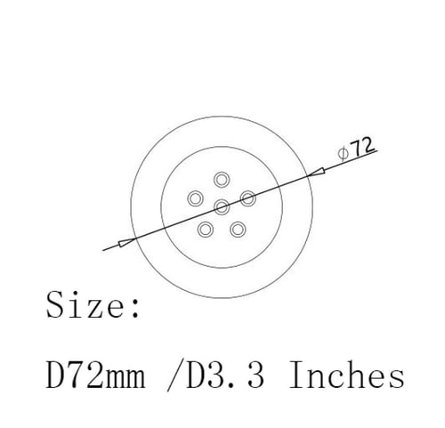 ضوء ليد لون ابيض و ازرق D72-WB