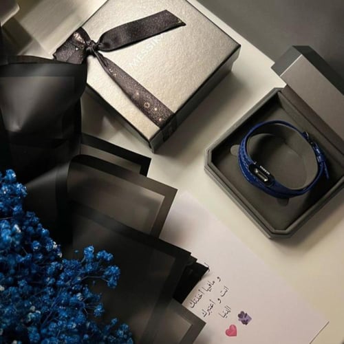 ميسيكا جلد كحلي