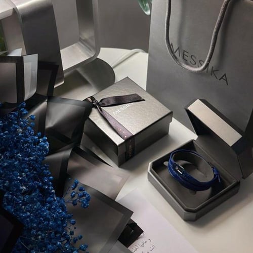 ميسيكا جلد كحلي