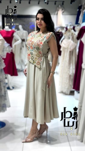 فستان هدب كرستال