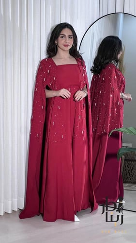 فستان جناح لول ورق