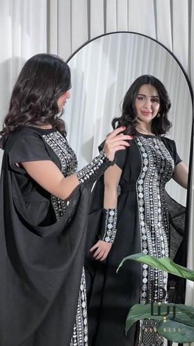 جلابيه بشت كم