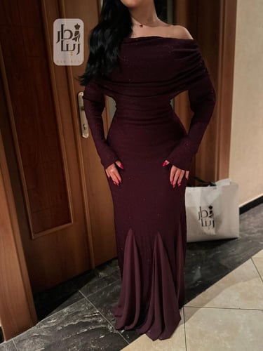 فستان ناعم كرستال شيفون