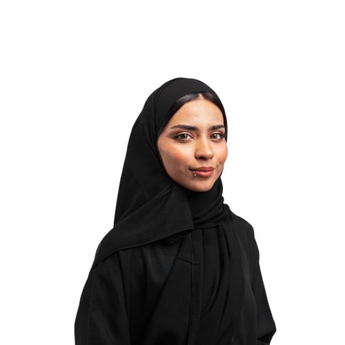 طرحة ثابته على الرأس ببندانه داخلية