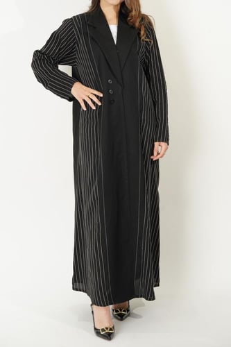 عباية بلايزر رسمي مخططة