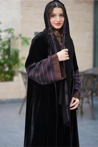 عبايه مخمل باطراف كشمير