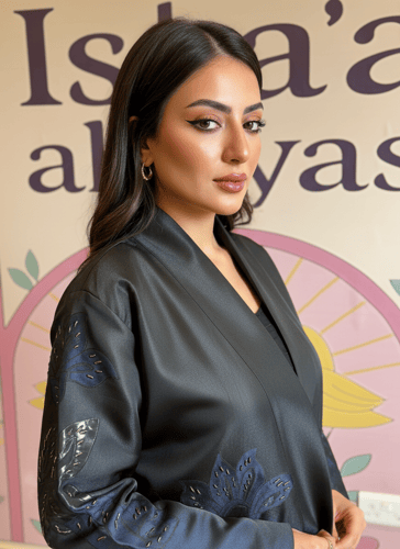 بليزر مبطن جاكار شك تطريز باللون الموف او الكحلي