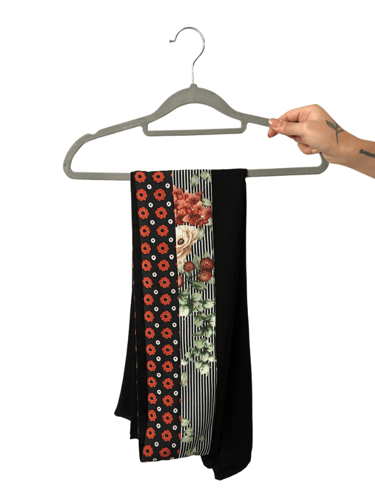 عباية لف من الكريب برتقالي