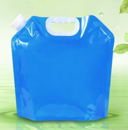 جركل ماء قابل للطي والحمل سعة 5 و 10 ليتر