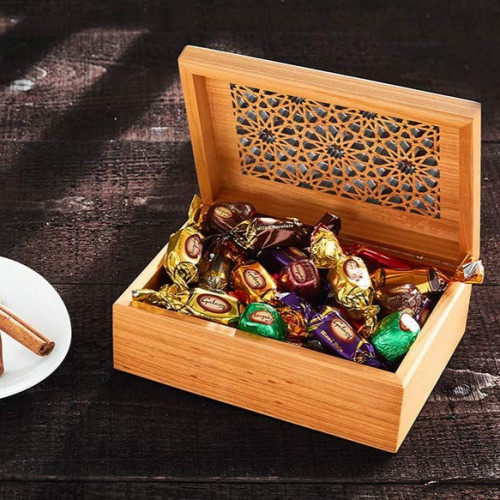 صندوق خشب زخرفه اسلاميه