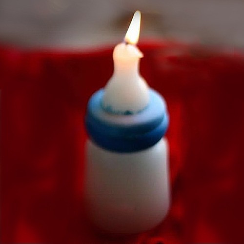 شمعة الرضاعة - أزرق