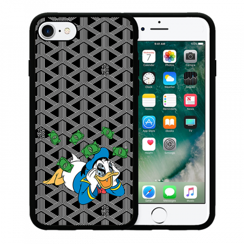 غطاء آيفون7 (دونالد) - أسود