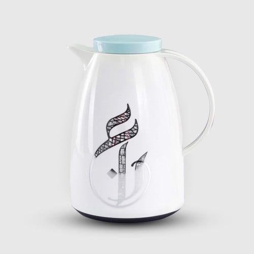 دلة - أبيض/ فضي