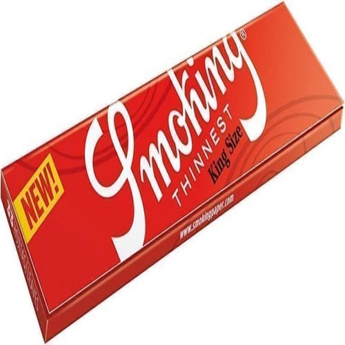 دفتر ورق سموكنج ثينيست الأحمر / مقاس كبير كينق ساي...