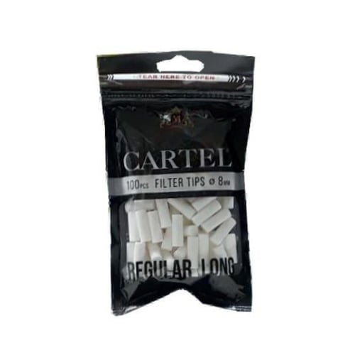 فلاتر كارتل [ 100 قطنة ] / 8 ملي - طويل