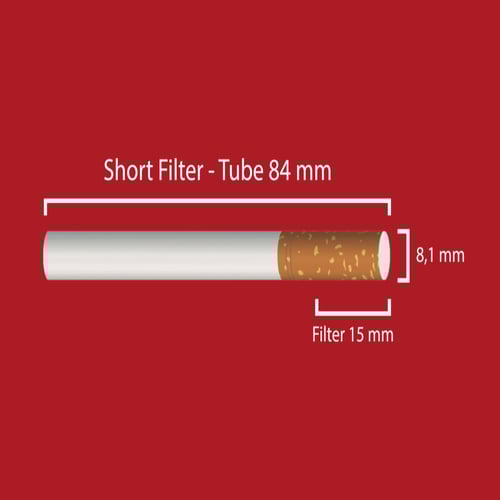 انابيب سجائر تعبئة [ 200 سيجارة فارغة ] فلتر احمر...