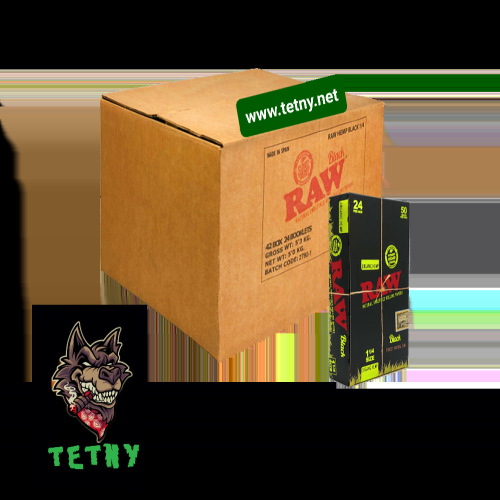 صندوق ورق راو اورقانيك بلاك مقاس وسط \= 30 كرتون