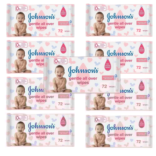 كرتون مناديل مبللة جونسون مستورد 9 أكياس بالكرتون...