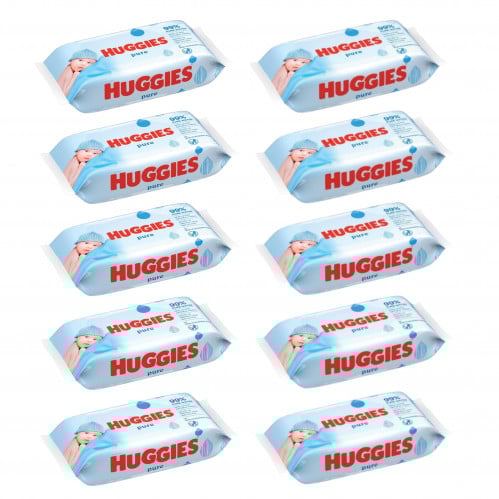 مجموعة مناديل مبللة هجيز بيور (غير معطرة) تحتوي عل...