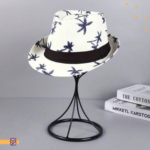 قبعة الشاطئ قش رجاليه