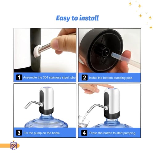 مضخة مياه كهربائية للرحلات سعة 5 جالون