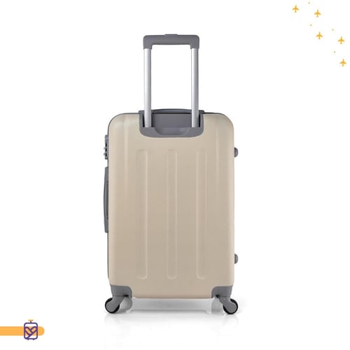 مجموعة 4 حقائب سفر نيو ترافيل - لون كريمي