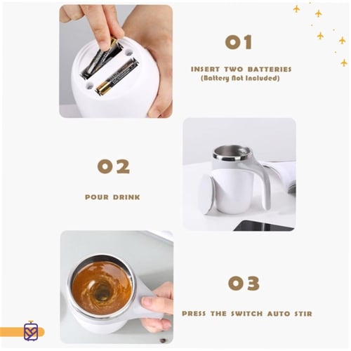 كوب قهوة كهربائي للخلط سعة 300 مل