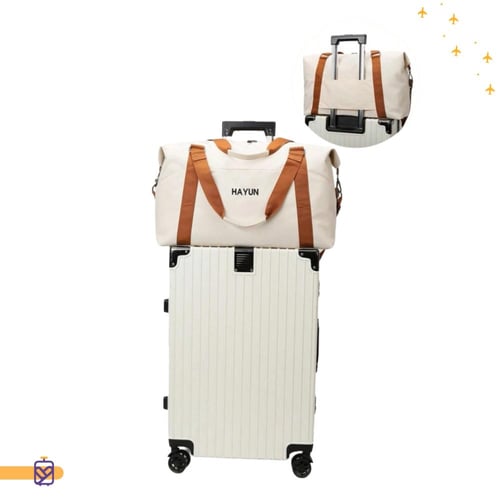 حقيبة سفر بسعة كبير - بيج