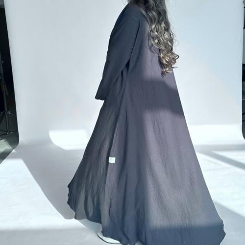 blue bh abaya