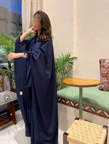 Navy abaya
