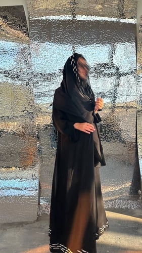 black X silver waves