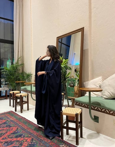 Navy abaya