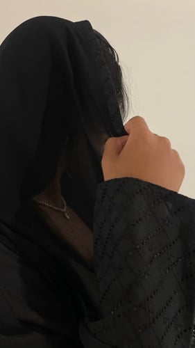 black rukama abaya