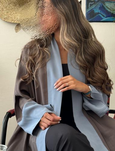 BlueX Brown Abaya