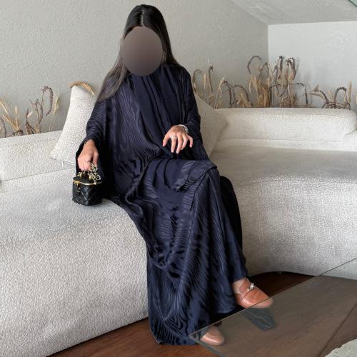 Navy blue bisht